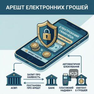 Арест электронных денег и блокировка счетов должников