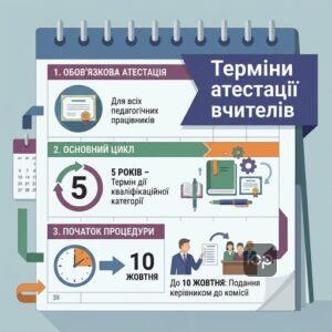 Обов'язкова атестація педагогічних працівників терміни та правила