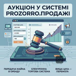 Аукціон оренди державного майна ProZorro Продажі процедура вартість