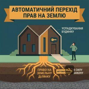 Автоматический переход прав на земельный участок при наследовании дома