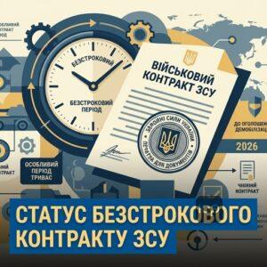 Статус безстрокового контракту ЗСУ та особливий період у 2026 році