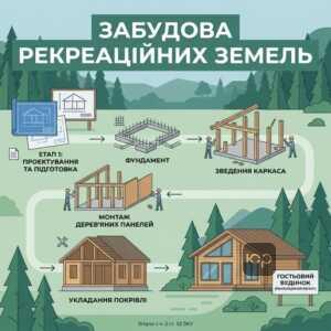 Будівництво на землях рекреаційного призначення: бази відпочинку та готелі