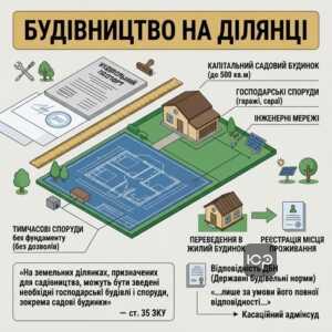 будівництво на садовій ділянці законність та норми