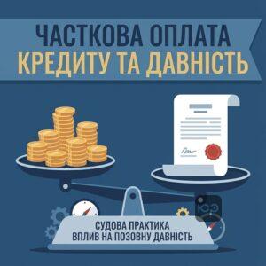 Як часткова оплата кредиту перед судом впливає на позовну давність