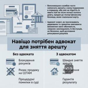 Порівняння самостійного зняття арешту з майна Запоріжжя та допомоги адвоката