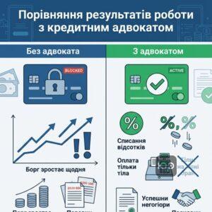 Порівняння наслідків самостійної боротьби з МФО та результатів роботи з адвокатом по кредитах у Запоріжжі