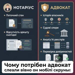 Перевірка нерухомості адвокатом та нотаріусом у Києві