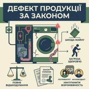 Процес визначення дефекту продукції для відшкодування шкоди завданої недоліками товарів