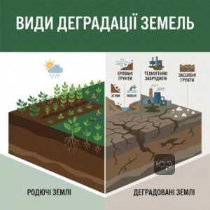 Правовое определение деградации земель и классификация деградированных участков в Украине