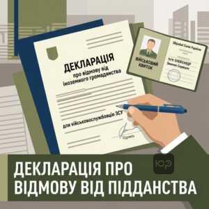 Декларація про відмову від громадянства для військових іноземців