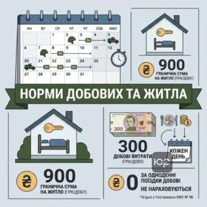 Добові військовим та граничні суми на житло в Україні
