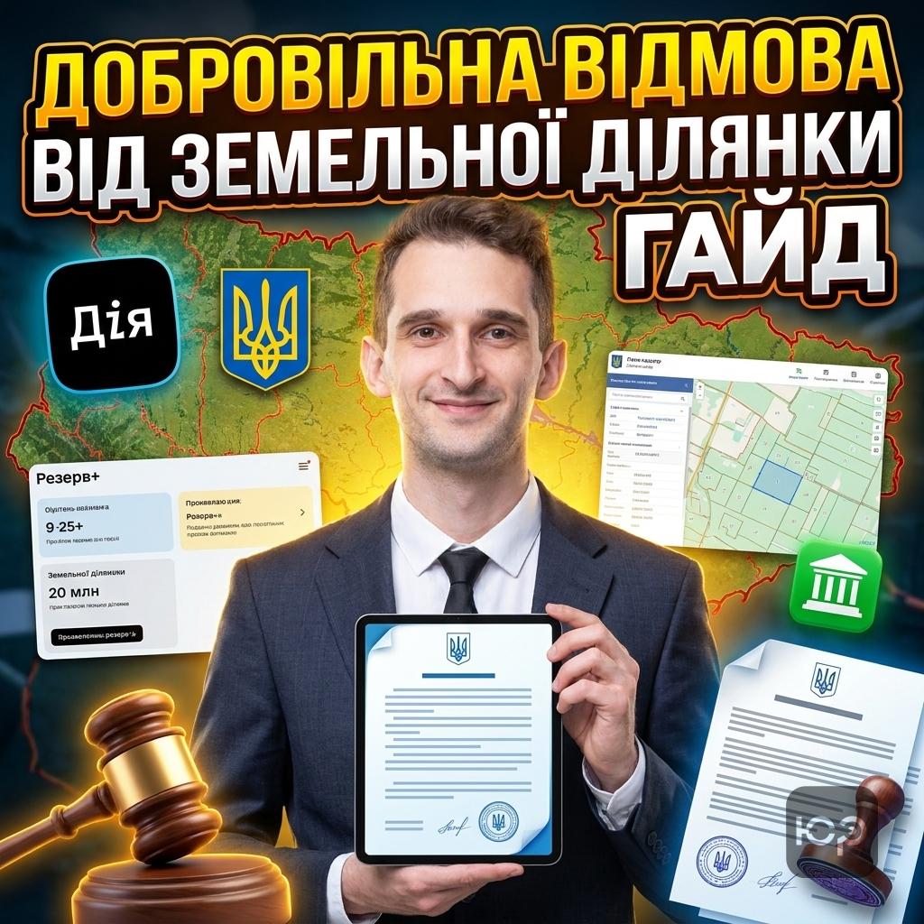 Добровільна відмова від земельної ділянки: процедура припинення права власності та користування