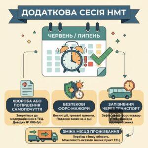 Як зареєструватися та потрапити на додаткову сесію НМТ