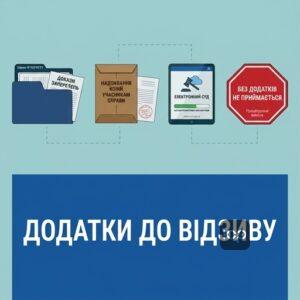 Які документи та докази додаються до відзиву на позов