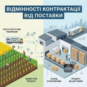 Договір контрактації сільськогосподарської продукції та його відмінності від поставки