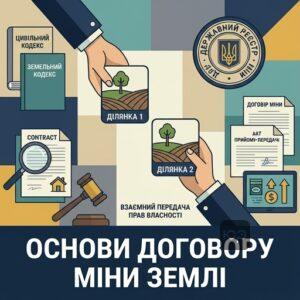 Юридичні аспекти договору міни земельної ділянки в Україні