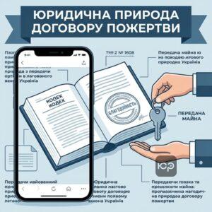 Договір пожертви згідно зі статтею 729 ЦК України та Законом про благодійну діяльність