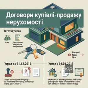 Особливості судового визнання дійсними договорів купівлі-продажу нерухомого майна