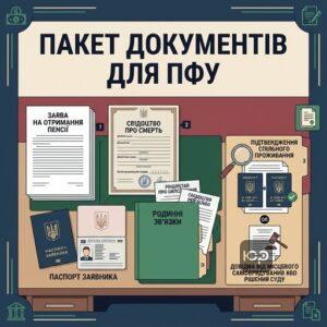 Перелік документів для отримання недоотриманої пенсії в ПФУ