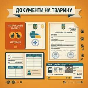 Документи для перевезення котів та собак по Україні ветеринарний паспорт