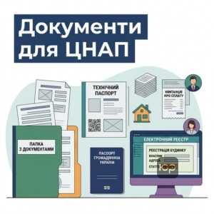 Документи для реєстрації будинку в ЦНАП або у нотаріуса