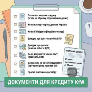 Перелік документів для отримання пільгової іпотеки для ВПО через Держмолодьжитло