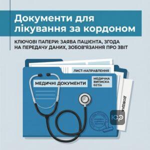 Які документи потрібні для направлення через МОЗ