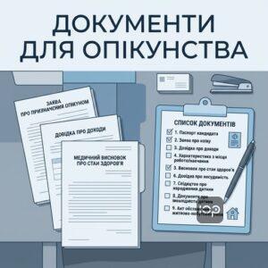Які документи потрібні для оформлення опікунства над дитиною з інвалідністю