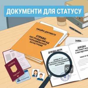 Перелік документів для оформлення статусу постраждалого від Чорнобильської катастрофи
