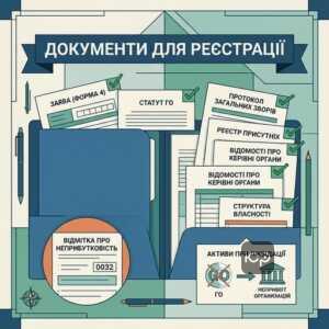 Які документи потрібні для реєстрації громадського об'єднання