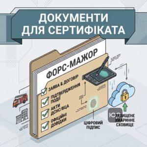 Перелік документів для отримання сертифікат ТПП про форс-мажор