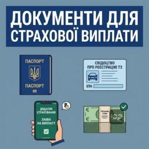 Перелік документів для страхової виплати за пошкоджене майно після ДТП
