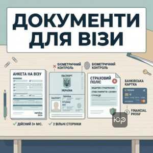 Документи для оформлення візи в Україну 2024