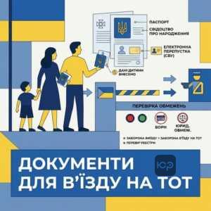 Документи для в'їзду дитини на окуповану територію через КПВВ