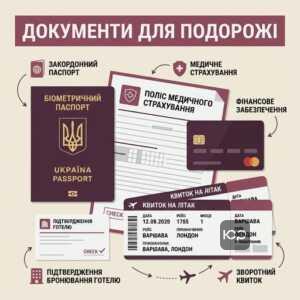 документи для виїзду за кордон по безвізу