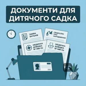 Перелік документів для зарахування дитини до дитячого садка в Україні