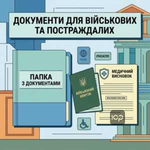 Перелік документів для отримання крісла колісного військовослужбовцями