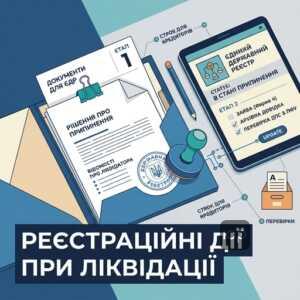 Документи для реєстрації припинення громадської організації в ЄДР