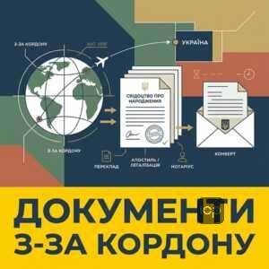 Документи для оформлення допомоги при народженні дитини за кордоном