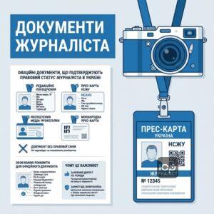 Документи що підтверджують правовий статус журналіста в Україні