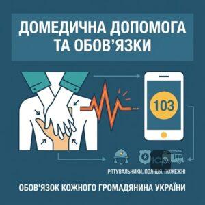 Надання домедичної допомоги як обов'язок громадян в Україні