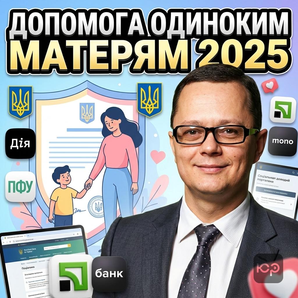 Допомога на дітей одиноким матерям у 2025-2026 роках