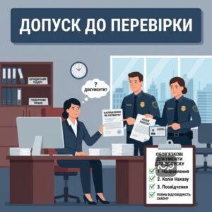 Правила допуску податкових інспекторів до проведення фактичної перевірки