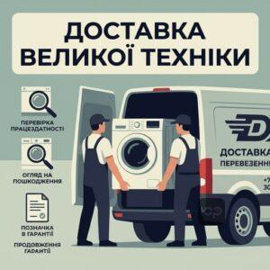 Транспортування великогабаритної побутової техніки в ремонт за рахунок продавця