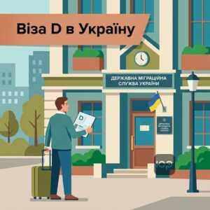 Довгострокова віза D для проживання в Україні