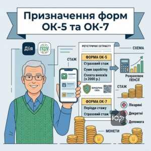 Довідка ОК-5 для перевірки страхового стажу та пенсії в Україні