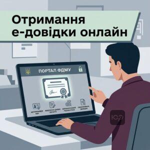 отримання довідки про оціночну вартість онлайн через портал ФДМУ