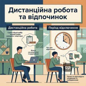 Дистанційна робота КЗпП та право на період відключення працівника