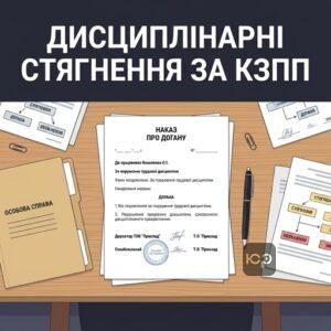 Порядок накладення дисциплінарного стягнення догани або звільнення працівника