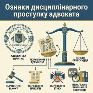 Дисциплінарна відповідальність адвоката за порушення етики та обов'язків
